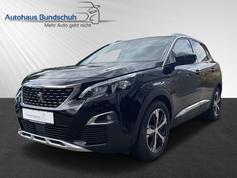 Perla nera schwarz metallic Gebraucht 2018 Peugeot 3008 Allure SUV | 21.990 € (Teuer) - Bild 1/4