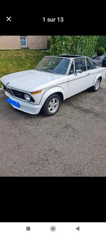 Weiß Gebraucht 1973 BMW 2002 Limousine | 20.000 € - Bild 1/4