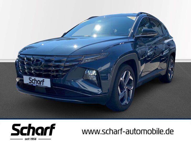 Blau Gebraucht 2021 Hyundai Tucson Prime SUV | 26.590 € (Fairer Preis) - Bild 1/4