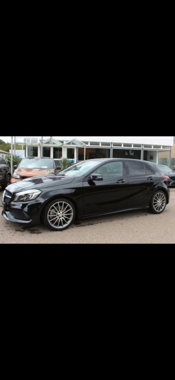 Schwarz Gebraucht 2016 Mercedes A220 AMG line Limousine | 16.500 € (Fairer Preis) - Bild 1/4