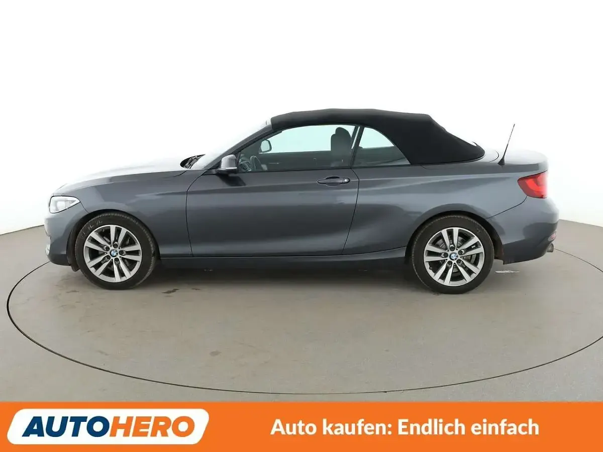 Używany BMW 220 Advantage 184 KM (135 kW) 2016 Szary Kabriolet
