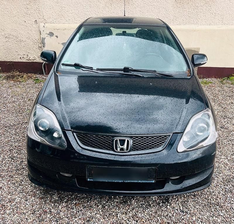 Schwarz Gebraucht 2003 Honda Civic Coupé | 1.450 € (Guter Preis) - Bild 1/4