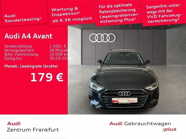 Gebraucht Audi A4 Advanced 150 PS (110 kW) 2023 Mythosschwarz metallic Kombi