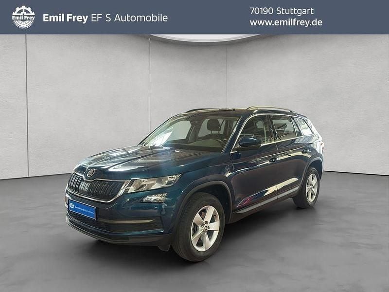Blau Gebraucht 2021 Skoda Kodiaq Ambition SUV | 25.890 € (Guter Preis) - Bild 1/4