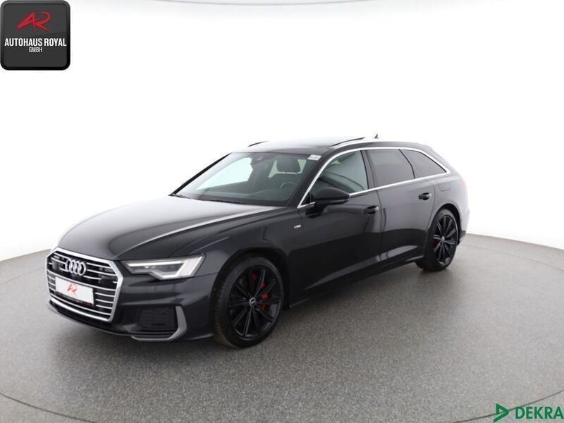 Grau (metallic) Gebraucht 2021 Audi A6 S-Line Kombi | 34.840 € (Superpreis) - Bild 1/4