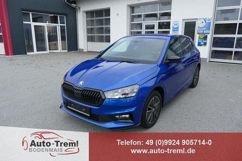 Blau Gebraucht 2024 Skoda Fabia Monte Carlo Limousine | 17.950 € (Guter Preis) - Bild 1/4