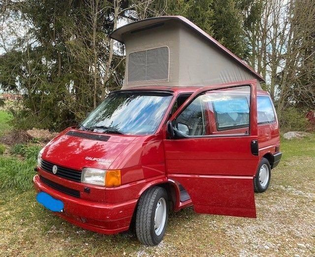 Rot Gebraucht 1995 VW T4 California Van | 19.900 € - Bild 1/4