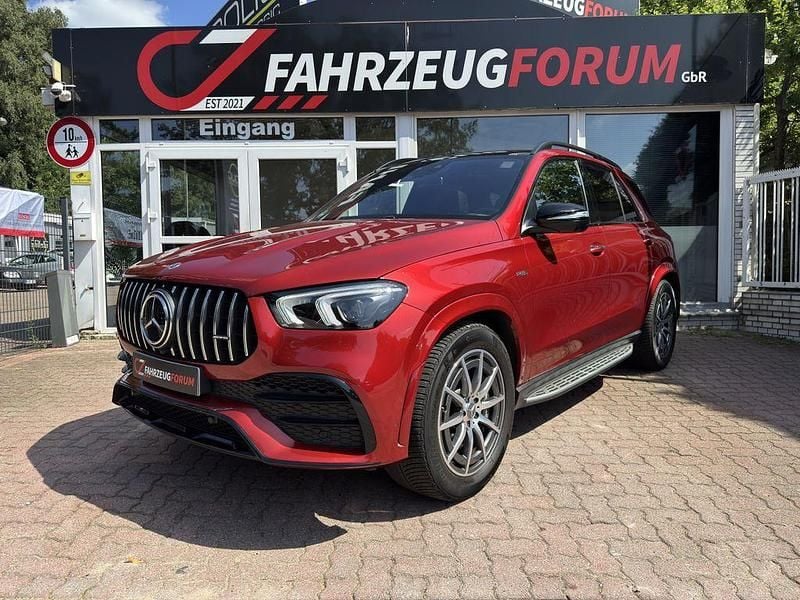 Rot Gebraucht 2022 Mercedes GLE53 AMG AMG SUV | 83.700 € (Fairer Preis) - Bild 1/4