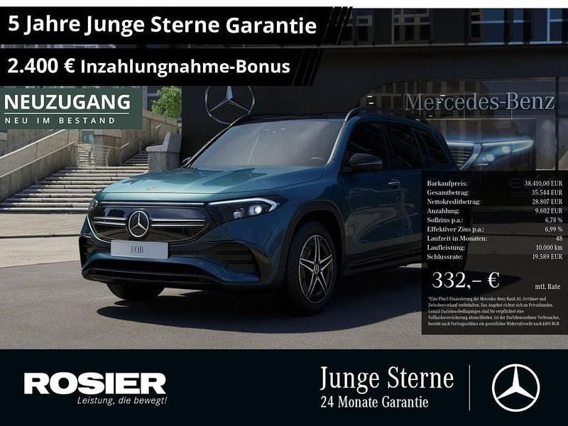Blau / denimblau (metallic) Gebraucht 2023 Mercedes EQB350 AMG SUV | 38.410 € (Fairer Preis) - Bild 1/3