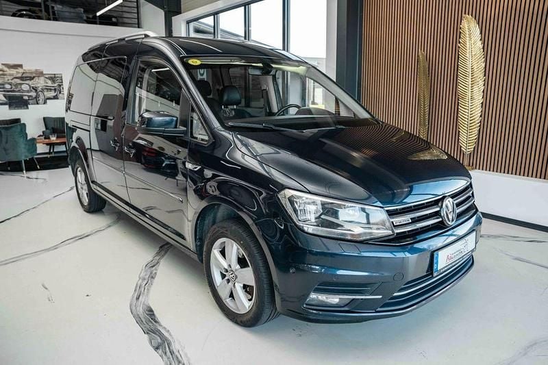 Gebraucht VW Caddy Maxi Highline 150 PS (110 kW) 2016 Starlight blue Van / Kleinbus