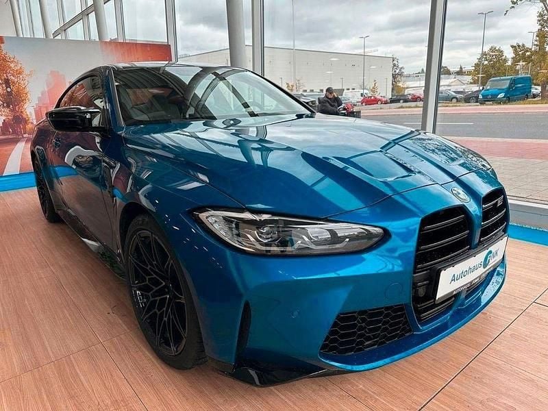Blau Gebraucht 2023 BMW M4 Competition Edition Coupé | 73.900 € - Bild 1/4