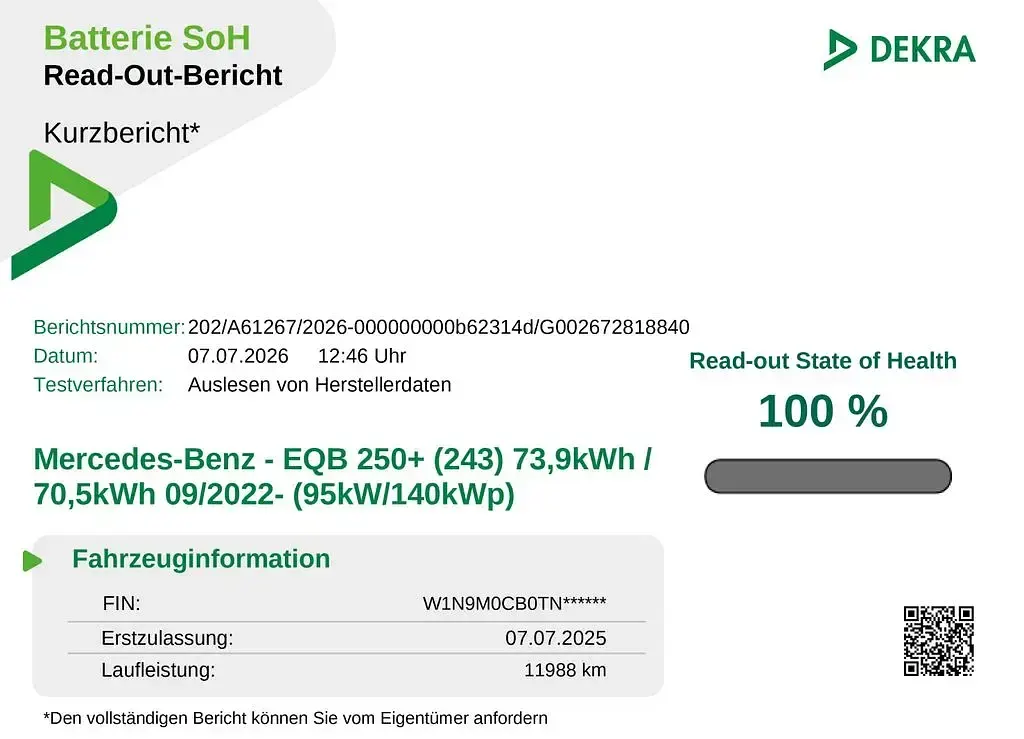 Gebraucht Mercedes EQB250+ 139 kW (190 PS) 2025 Silber SUV