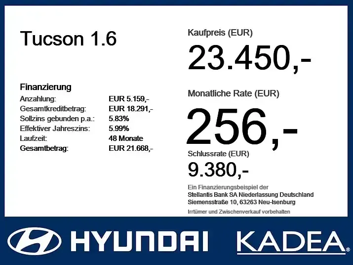 Gebraucht Hyundai Tucson 179 PS (131 kW) 2022 Dark knight / phantom black / mic (metallic) SUV