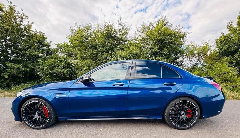 Blau Gebraucht 2017 Mercedes C63S AMG AMG Limousine | 46.900 € (Guter Preis) - Bild 1/4