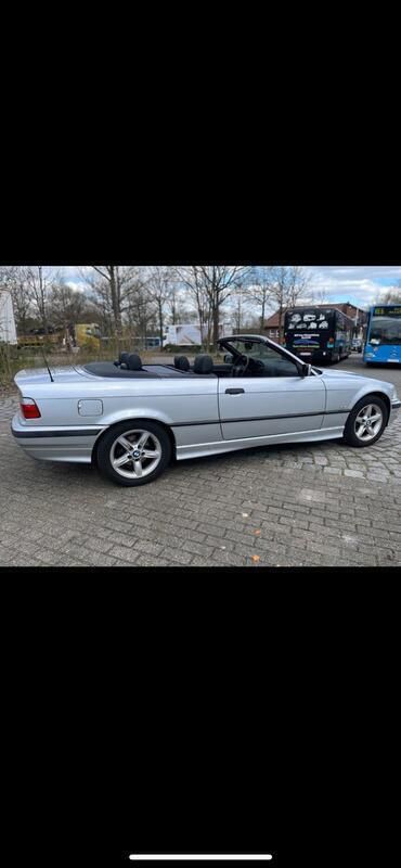Silber Gebraucht 1999 BMW 320 Cabriolet Cabrio | 9.400 € (Superpreis) - Bild 1/4