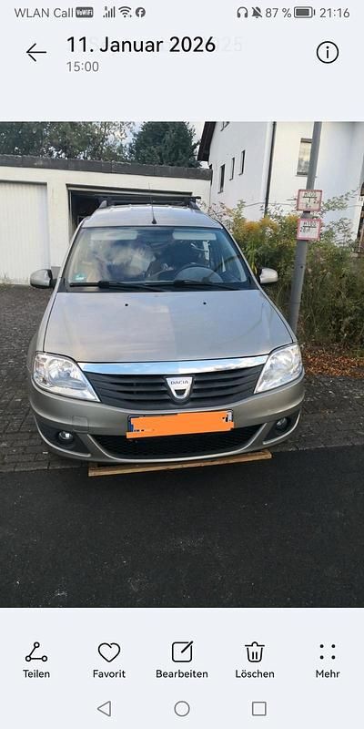 Gebraucht Dacia Logan 106 PS (77 kW) 2009 Gold Kombi