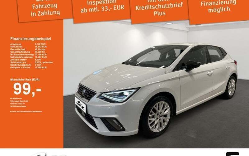 Weiß Gebraucht 2024 Seat Ibiza FR Limousine | 19.440 € (Guter Preis) - Bild 1/4