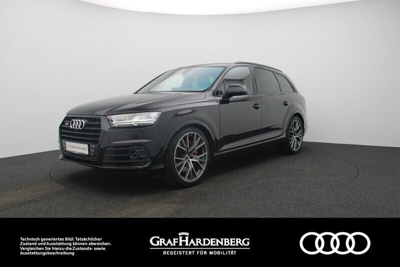 Orcaschwarz metallic Gebraucht 2018 Audi SQ7 Advanced SUV | 58.880 € (Teuer) - Bild 1/4