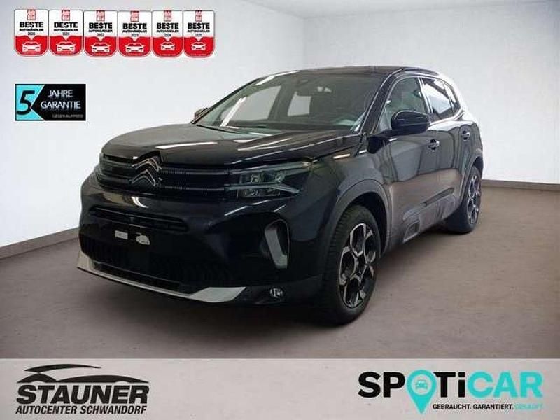 Perla nera schwarz metallic (metallic) Gebraucht 2024 Citroën C5 Aircross PureTech SUV | 21.980 € (Guter Preis) - Bild 1/4