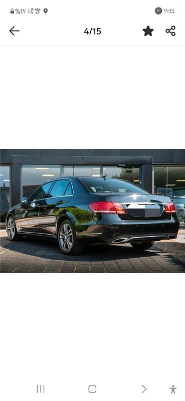 Gebraucht Mercedes E220 170 PS (125 kW) 2015 Schwarz Limousine