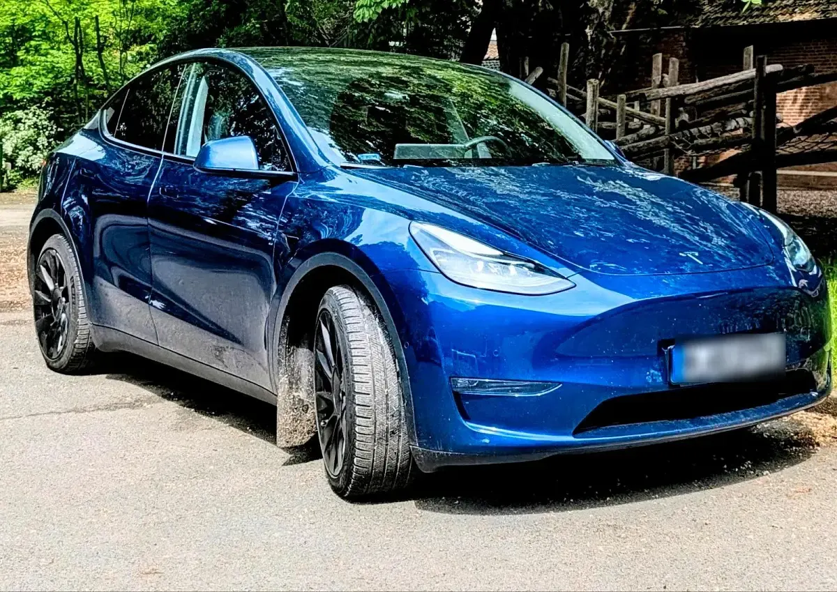 Brugt Tesla Model Y Long Range AWD 378 kW (514 HK) 2021 Blå SUV