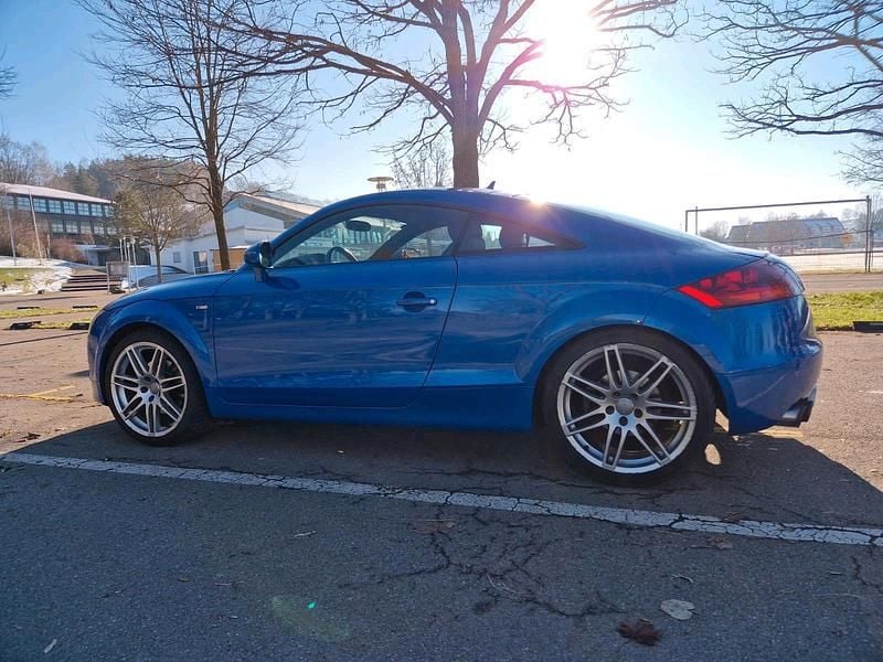 Blau Gebraucht 2008 Audi TT S-Line Coupé | 10.800 € - Bild 1/4