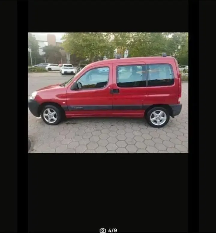 Used Citroën Berlingo 75 HP (55 kW) 2008 Red Minivan