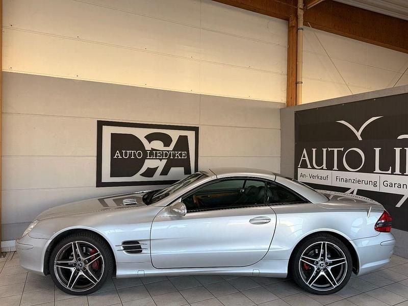 Gebraucht Mercedes SL500 306 PS (225 kW) 2002 Silber Cabrio