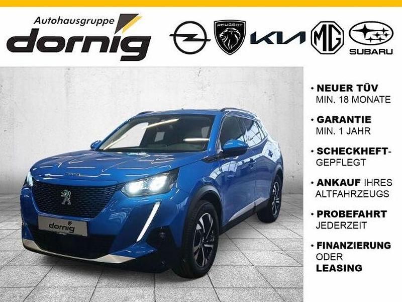 Gebraucht Peugeot e-2008 Allure 100 kW (136 PS) 2021 Blau SUV