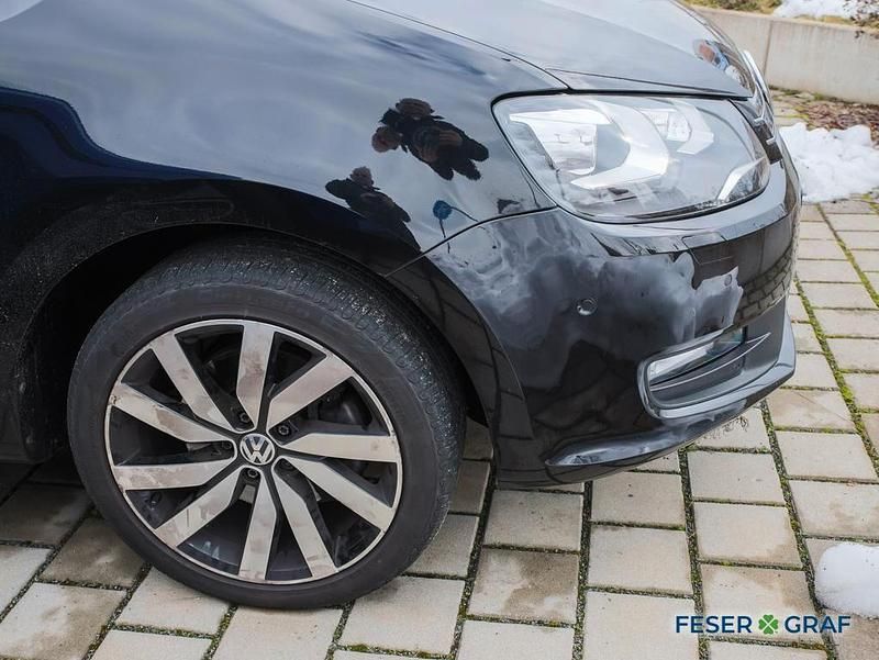 Gebraucht VW Sharan Comfortline 150 PS (110 kW) 2019 Deep black perleffekt Van / Kleinbus