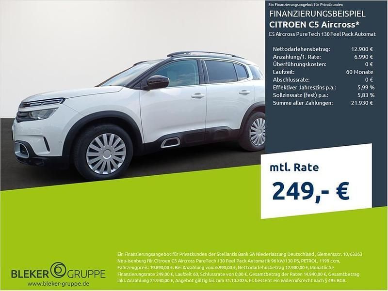 Weiß Gebraucht 2020 Citroën C5 Aircross Feel SUV | 15.980 € (Guter Preis) - Bild 1/3