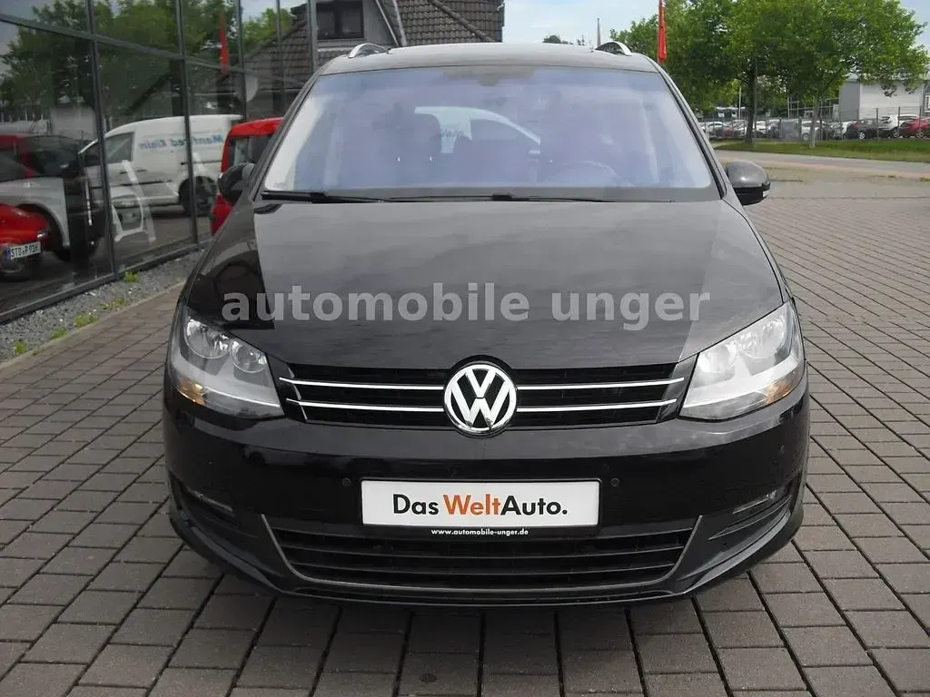 Gebraucht VW Sharan Match 140 PS (102 kW) 2012 Schwarz Van / Kleinbus