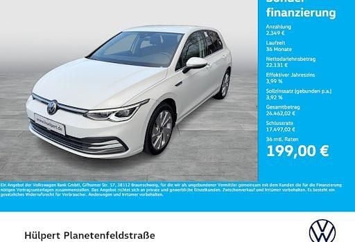 Gebraucht VW Golf VIII Style 131 PS (96 kW) 2024 Pure white Limousine