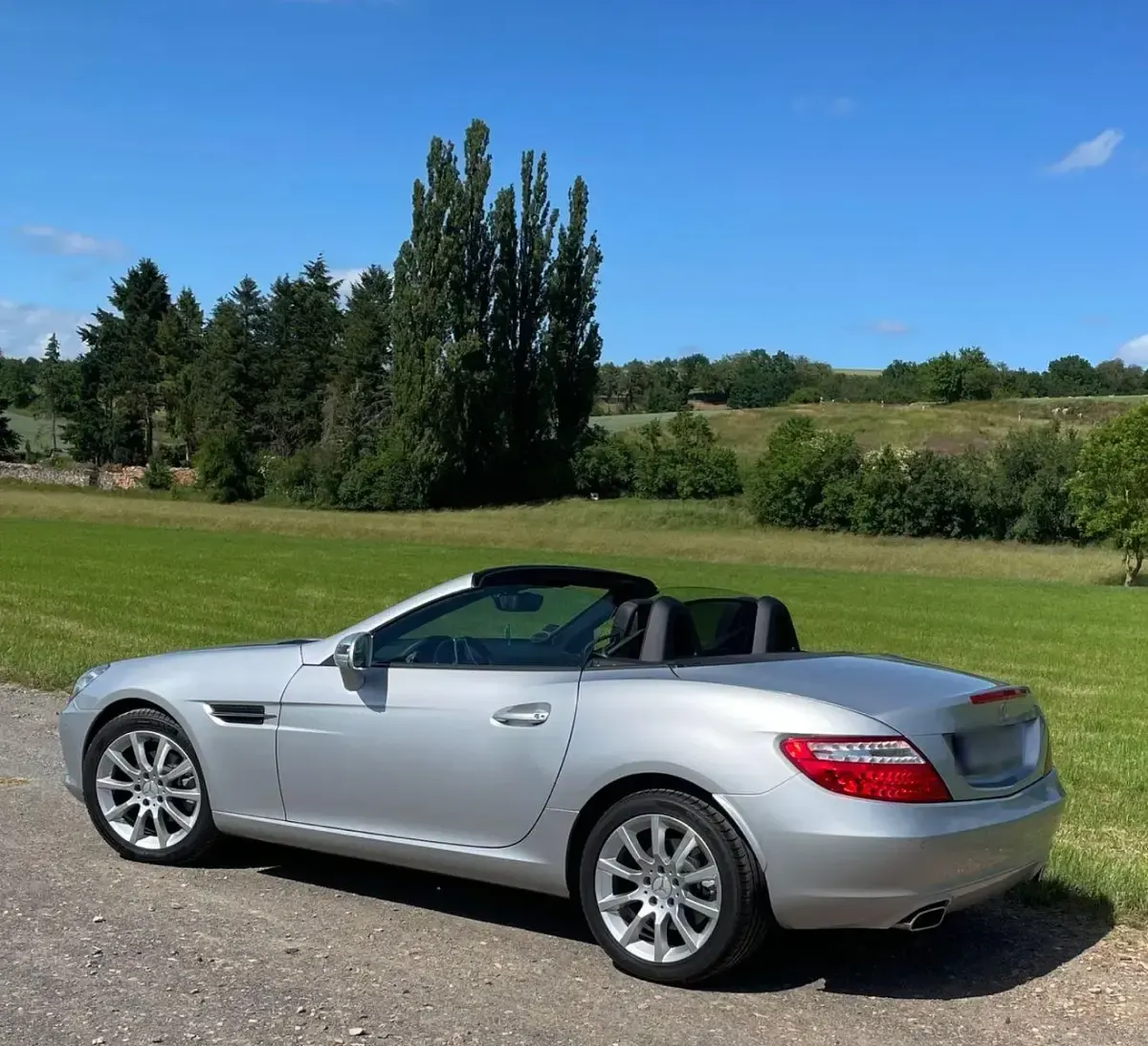 Gebraucht Mercedes SLK200 AMG Edition 1 184 PS (135 kW) 2011 Silber Cabrio