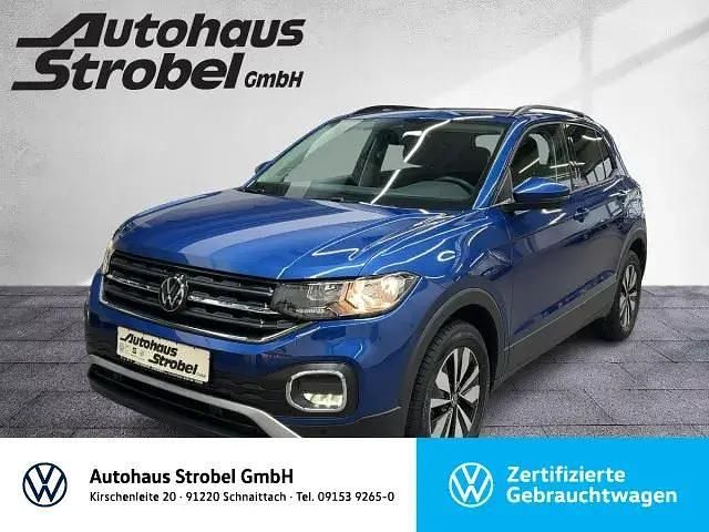 Reef blue metallic Gebraucht 2023 VW T-Cross Move SUV | 26.990 € (Fairer Preis) - Bild 1/3