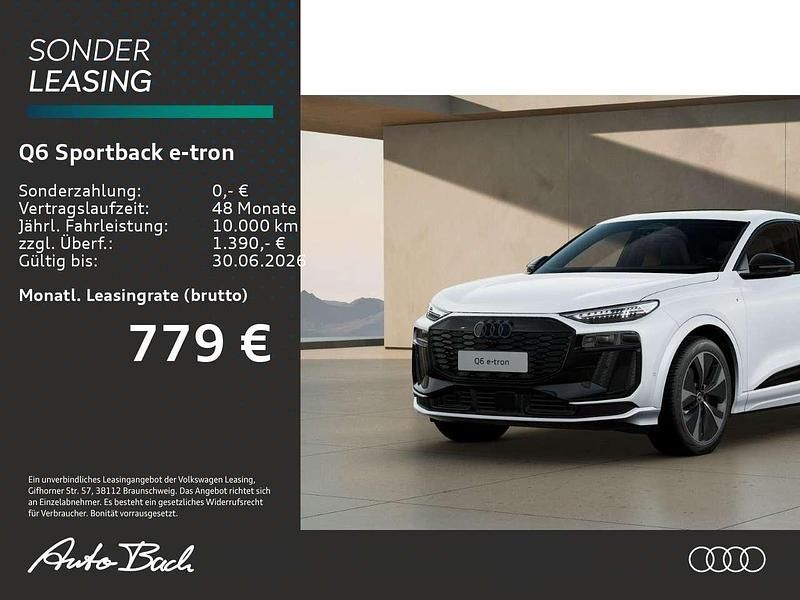 Nuova Audi Q6 e-tron 314 kW (428 CV) 2026 Bianco SUV