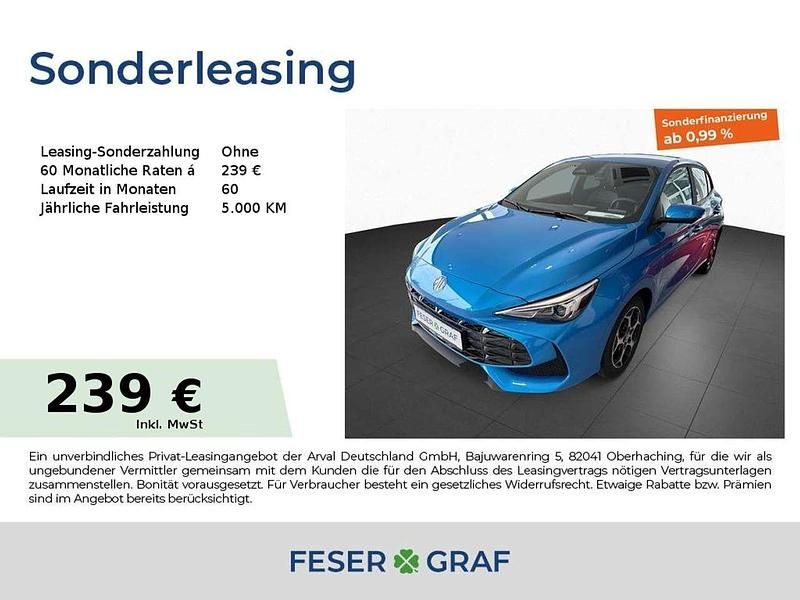 Blau Neu 2026 MG MG3 Luxury Kleinwagen | 21.290 € (Fairer Preis) - Bild 1/4