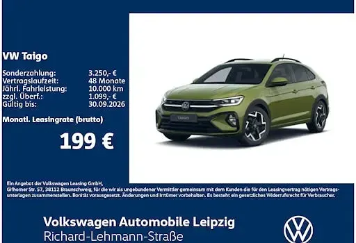 Neu VW Taigo R-line 116 PS (85 kW) 2026 Grün SUV