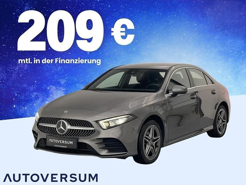 Mountaingrau met. Gebraucht 2022 Mercedes A250 AMG Limousine | 25.185 € (Guter Preis) - Bild 1/3