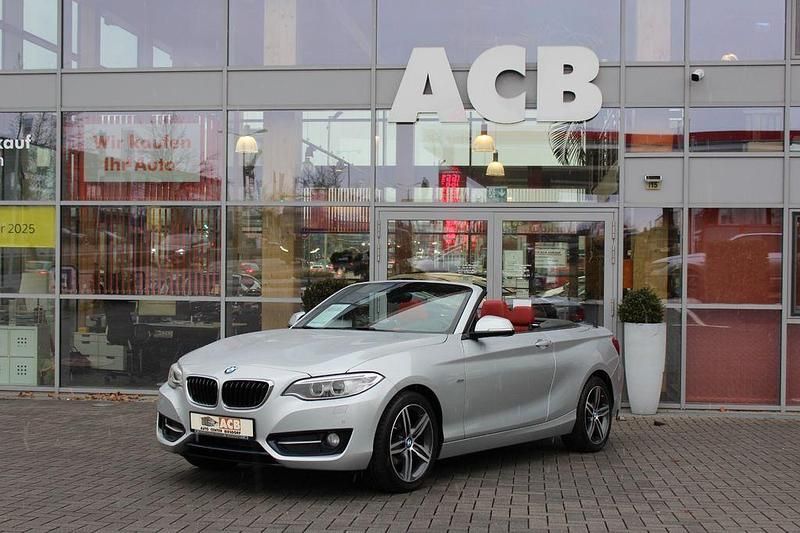 Gebraucht BMW 218 Sport Line 150 PS (110 kW) 2015 Silber Cabrio