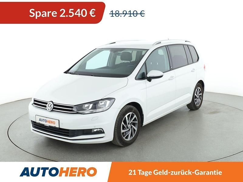 Weiß Gebraucht 2017 VW Touran Sound Van / Kleinbus | 16.370 € (Fairer Preis) - Bild 1/3