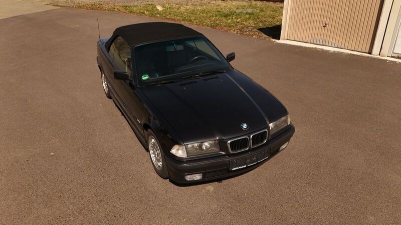 Schwarz Gebraucht 1999 BMW 328 Cabriolet Sport Line Cabrio | 11.000 € (Superpreis) - Bild 1/4