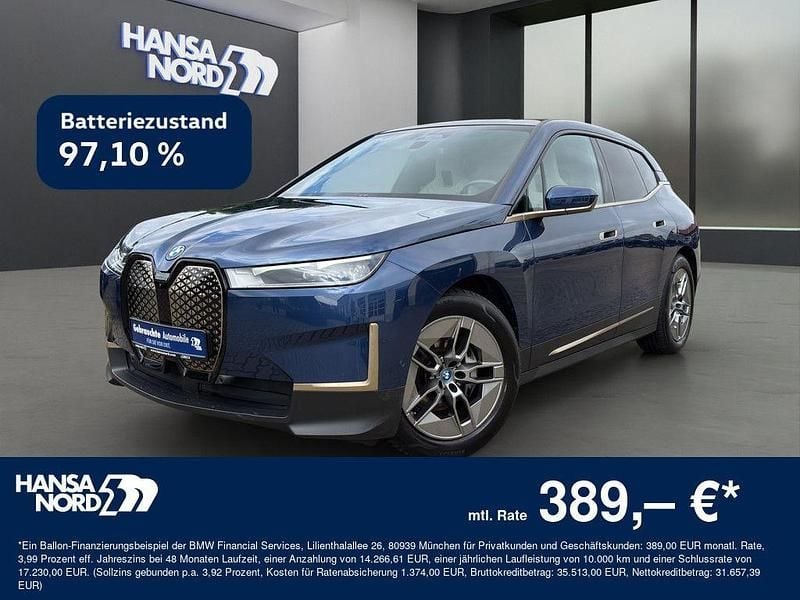 Blau Gebraucht 2022 BMW iX SUV | 44.550 € (Superpreis) - Bild 1/4