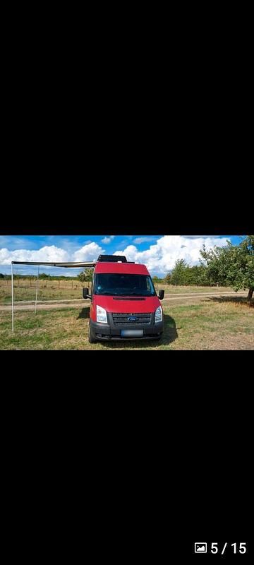 Second-hand Ford Transit 140 CP (102 kW) 2012 Roșu Van