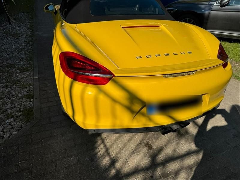 Second-hand Porsche Boxster 265 CP (194 kW) 2013 Galben Cabrio