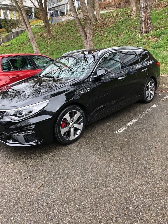 Gebraucht Kia Optima GT 238 PS (175 kW) 2019 Schwarz Kombi