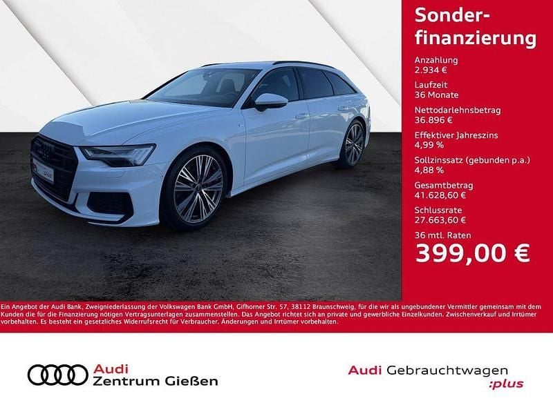 Gebraucht Audi A6 S-Line 367 PS (269 kW) 2022 Gletscherweiß metallic (metallic) Kombi