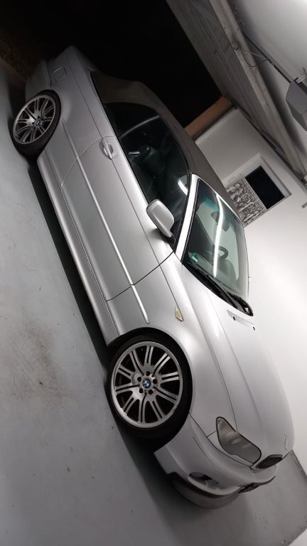 Silber Gebraucht 2003 BMW 325 Cabriolet M Sport Cabrio | 9.499 € (Fairer Preis) - Bild 1/4