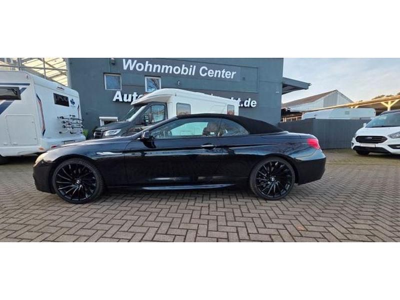 Carbonschwarz metallic (metallic) Gebraucht 2012 BMW 640 Cabriolet Cabrio | 17.790 € (Fairer Preis) - Bild 1/4