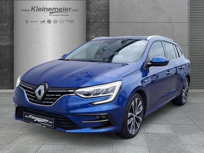 Stahlblau Gebraucht 2021 Renault Mégane GrandTour Intens Kombi | 19.690 € (Teuer) - Bild 1/4